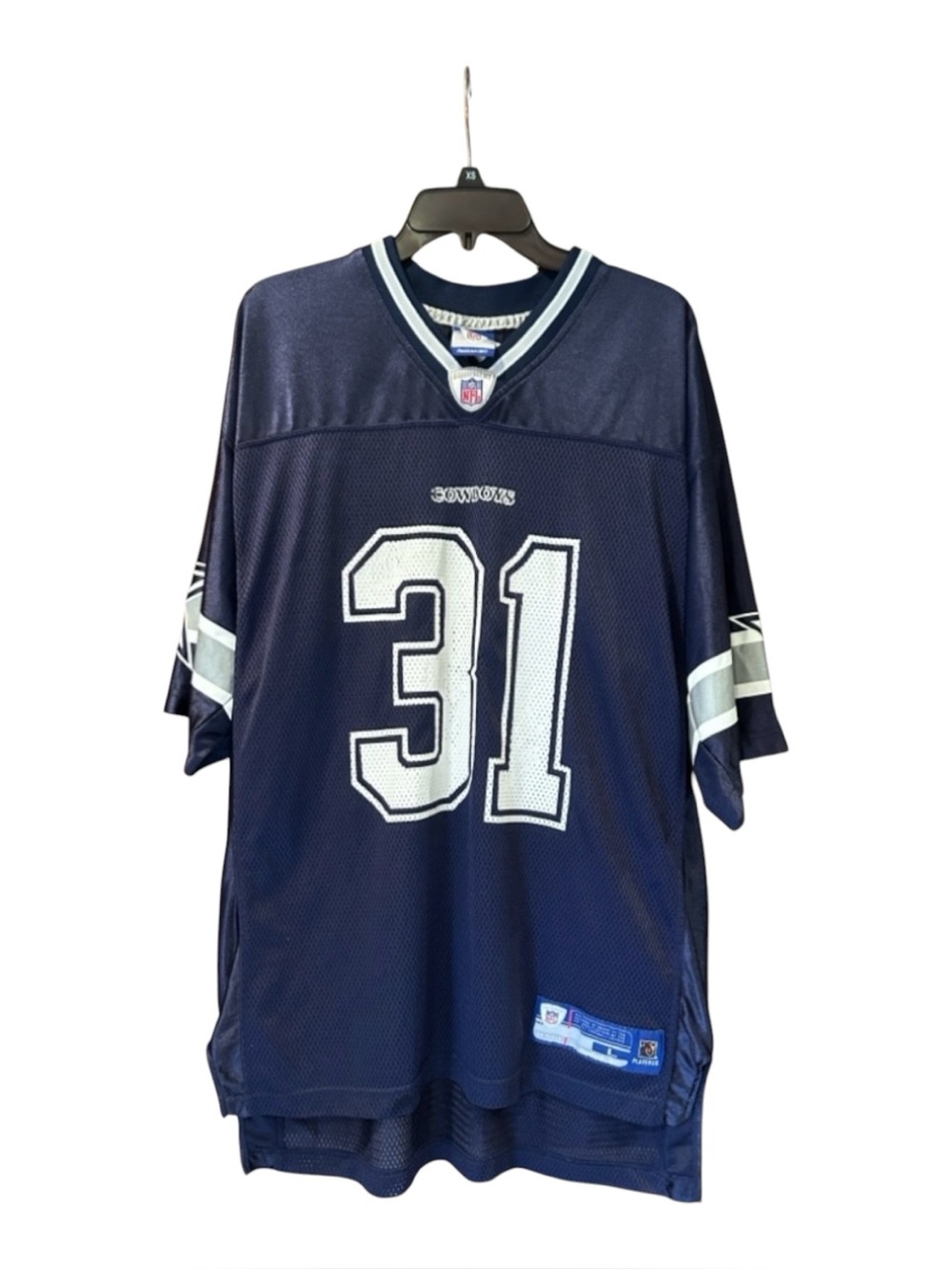 Vintage Dallas Cowboys Roy Williams #31‎ Reebok NFL On-Field Jersey Blue - Men's